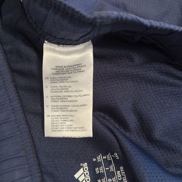 Men’s 2XL Navy with white stripes adidas running pants - Picture 11 of 14